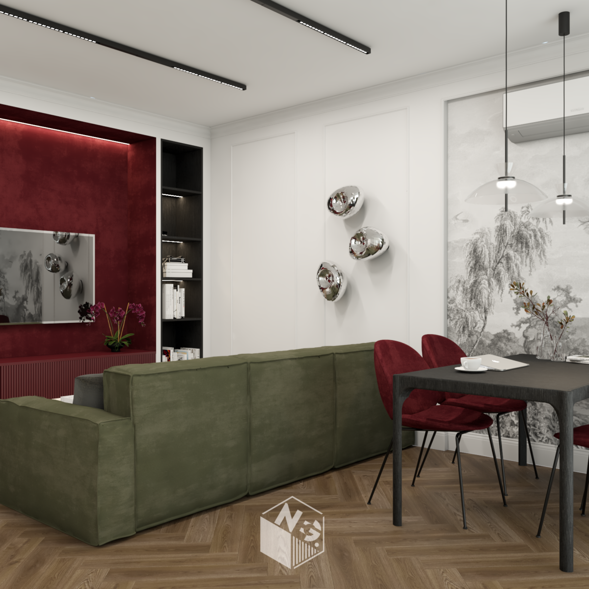 Mieszkanie Mokotów | 82m2